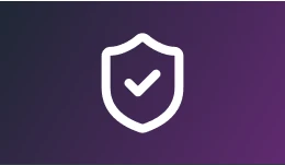 Piktogramm eines Schilds mit Checkmark darin